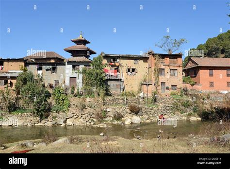 Panauti Village Nepal Stock Photo Alamy