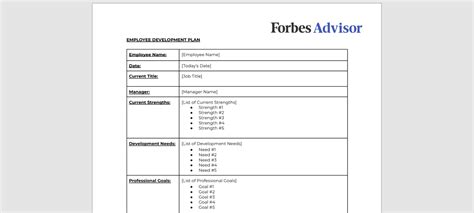 Employee Development Plan How To Guide And Template Forbes Advisor