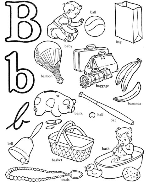 Practice writing the letter b in uppercase and lowercase. Letter b coloring pages to download and print for free