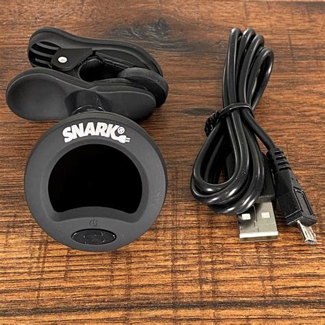 Snark Sn Re Rechargeable Clip On Chromatic Guitar Bass Tuner Black