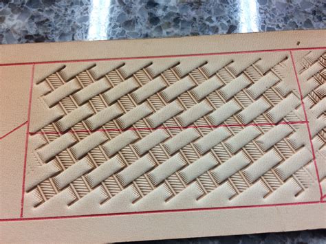 Angle For Basketweave Stamping