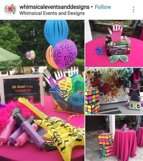 80s Theme Party Ideas Decorations 80s Decoration Ideas See More