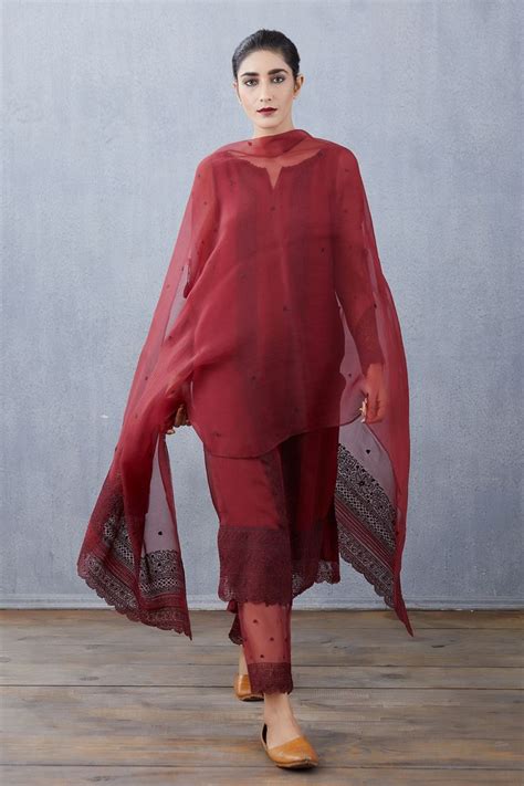 Buy Silk Organza Dupatta By Torani At Aza Fashions Simple Pakistani Dresses Velvet Dress