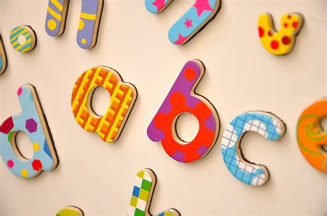 Magnetic French Wooden Alphabet Letters By The Letteroom