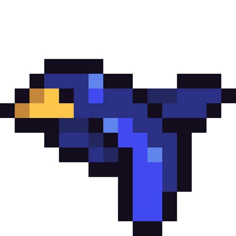 Flying Bird Pixel Art Grid Pixel Art Bird X By Ma Ici N Pixel Art