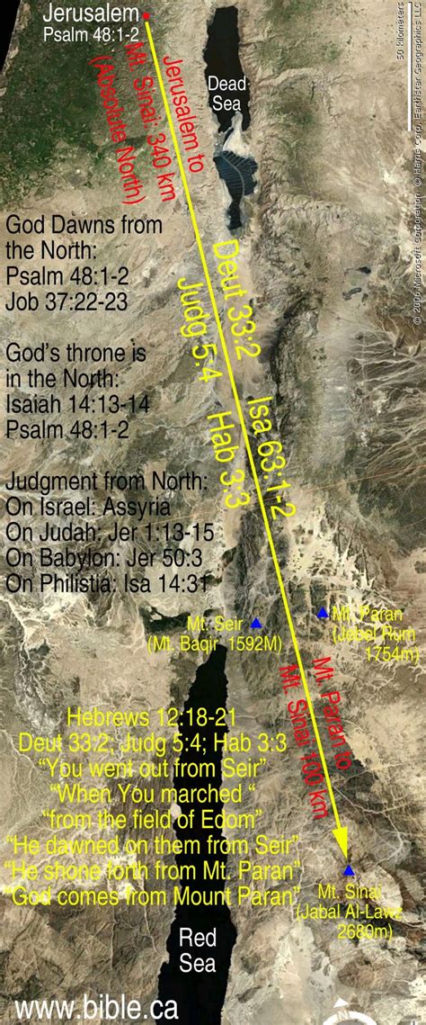 The Wilderness Of Paran The Great And Terrible Wilderness From Which