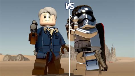 Lego Star Wars The Force Awakens Han Solo Vs Captain Phasma Coop