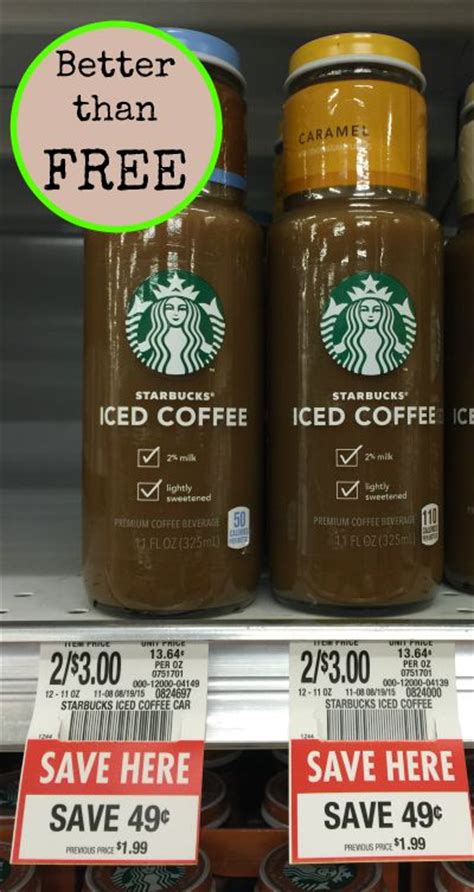 Starbucks Iced Coffee Coupon Better Than Free At Publix