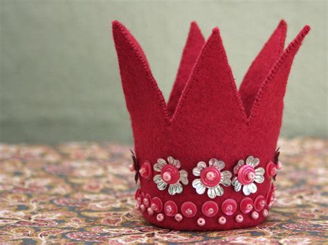 Mini Crown No8 Felt Crown Felt Crafts Mini Crown