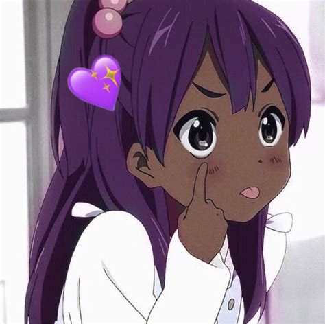 Kawaii Black Girl Black Anime Characters