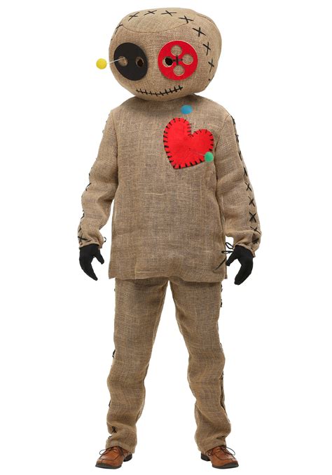 Leisure Shopping Creepy Voodoo Outfit Halloween Rag Doll Costume Adult