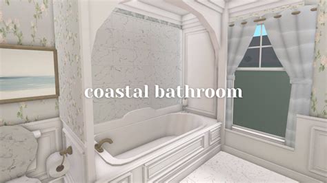 Coastal Bathroom Bloxburg Speedbuild Youtube
