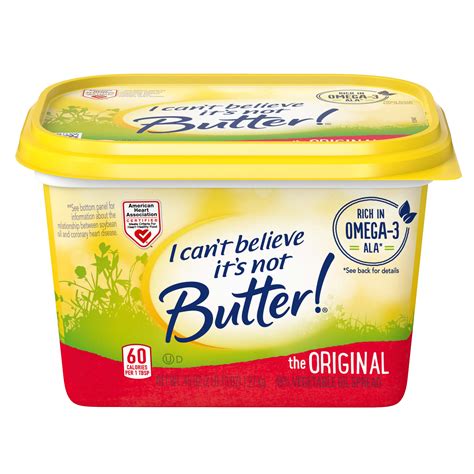 I Cant Believe Its Not Butter Original Spread 45 Oz Tub