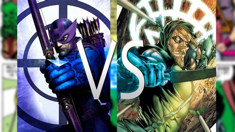 Green Arrow Vs Hawkeye Epic Battle Youtube
