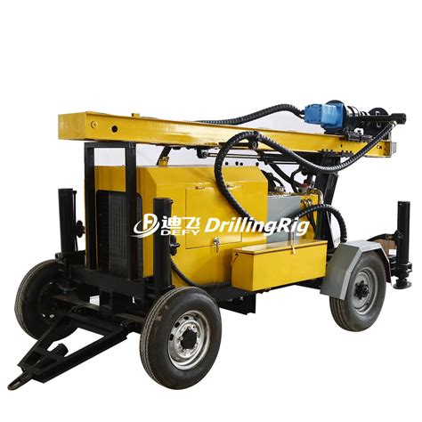 Mobile Hard Rock Drilling Machine For M Well China Hydraulic Drilling Machine Rig And