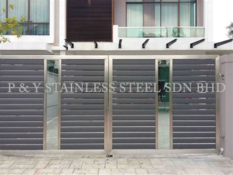 A company representative hid mail and a contact phone number. P & Y Stainless Steel Sdn Bhd | Gate & Doors | Double Leaf ...