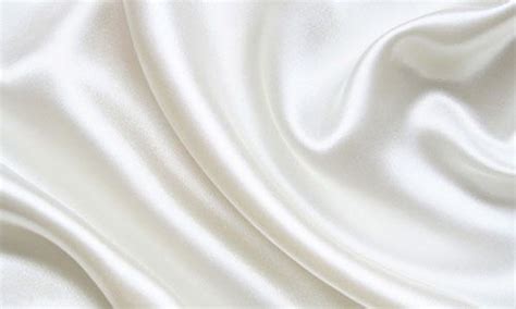 The White Fabric Is Very Soft And Smooth