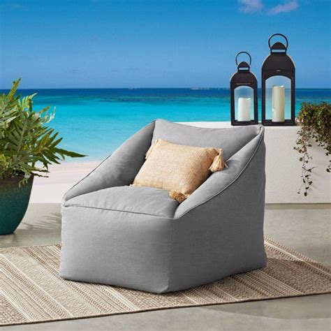 Luckily, there's hope for those of us that are beaning on a there's also a big difference between buying an affordable bean bag chair and buying a cheap one. Better Homes & Gardens Outdoor Bean Bag Chair, Grey ...