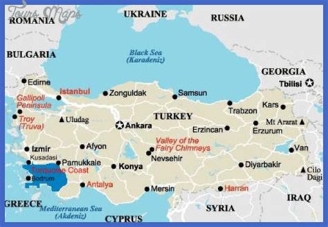 Ankara Map Tourist Attractions