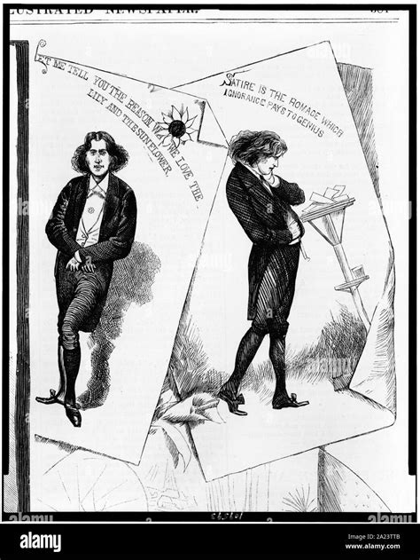 Oscar Wilde The Apostle Of Aestheticism From Sketches By A Staff