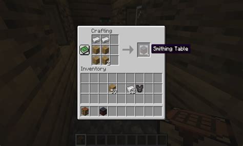 Minecraft Smithing Table Recipe How To Use A Smithing Table In