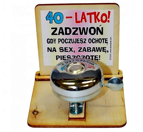 dzwonek na sex prezent na 40 urodziny dla kobiety żony koleżanki dzwonek na 40 urodziny cena