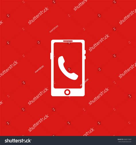 Phone Call Icon Stock Vector Royalty Free 606017849 Shutterstock