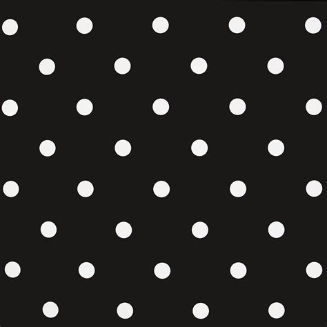 100 X 100 Jolee Fabrics Black And White Polka Dot Pvc Vinyl Square
