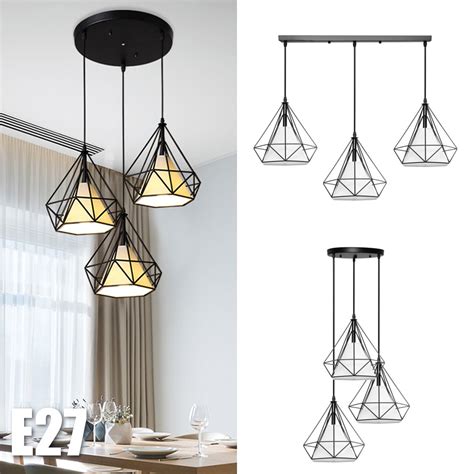 For dark kitchens and more measuring: Asewon Chandelier Hanging Light Kitchen Lighting Ceiling Lights Fixtures with Long\ Round Plate ...