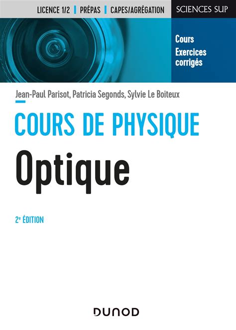 Cours De Physique Optique Cours Et Exercices Corrigés Livre Et