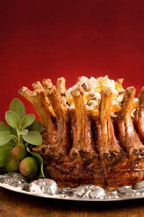 Paula deen christmas magazine holiday recipes festive home decor gift ideas 2010. Paula Deen ~ Pork Crown Roast with Stuffing Recipe ...