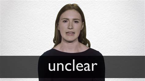 How To Pronounce Unclear In British English Youtube