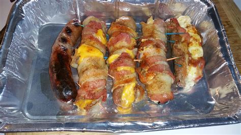Bacon Wrapped Cheese Stuffed Brats Totally Worth It My Goodness R