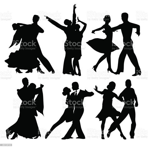 Dancing Couples Stock Illustration Download Image Now Dancing In