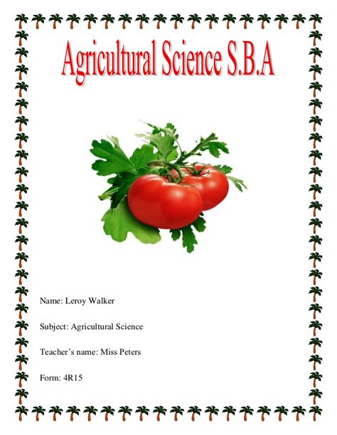 Download Agricultural Science Sba For Broiler Production Gantt Chart