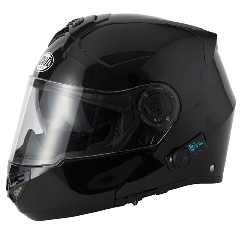 Vcan V270 Blinc Bluetooth Motorcycle Helmet Acu Gold Flipfront Modular