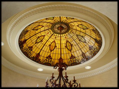 Traditional Stained Glass Domed Ceiling Classic Design By Fred Wilson