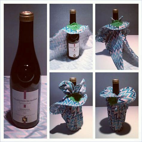 How To Wrap A Wine Bottle With Wonderful T Wrap Crafts T
