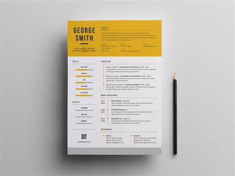 Tailor your resume to the job every time. Free Cool PSD Resume Template | Resume template free ...