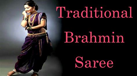 How To Wear Treditional Brahmin Saree Draping Maharashtrian Saree
