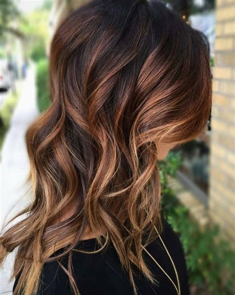 Rosey Caramel Brunette Balayage Chestnut Hair Color Hair Color Auburn Hair Color Balayage