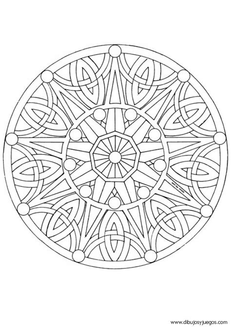 Dibujos Mandalas Complejos 041 Dibujos Y Juegos Para Pintar Y Colorear