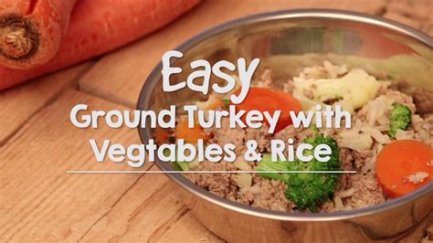 To make your own dog food, steam broccoli, carrots, zucchini, and cauliflower for 10 minutes, ground turkey liver in a food processor. Homemade Dog Food for Allergies: Turkey, Vegetable and ...
