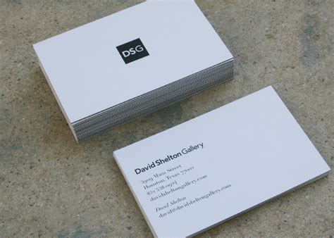 Marley S Diehl Business Cards For A Contemporary Art Gallery