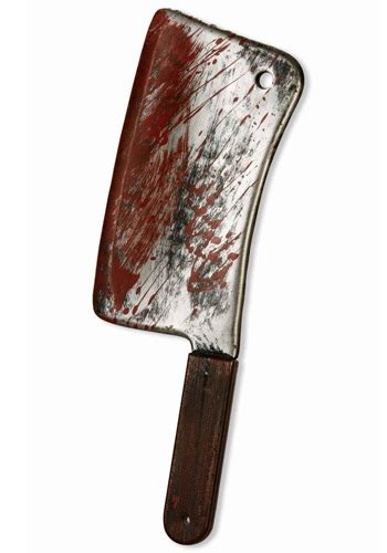 Select from premium bloody knife isolated images of the highest quality. Bloody Butcher Knife - Scary Cleaver Toy Weapon Accessory