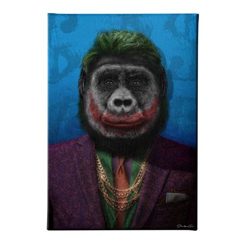 Joker Ape Canvas Prints