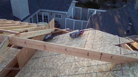 How To Install Roof Framing Fill For New Home Construction And Home