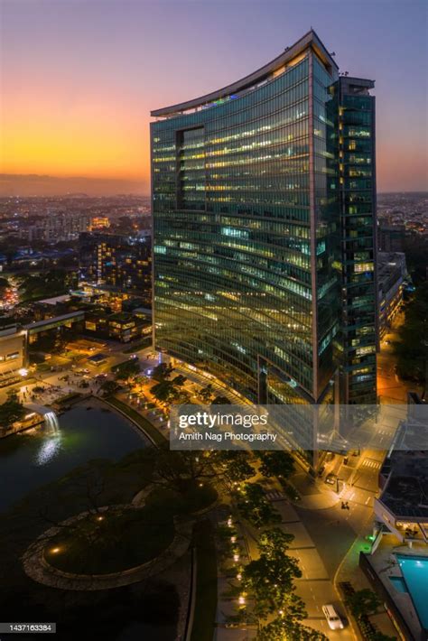 An Aerial View Of World Trade Center Bangalore India High Res Stock