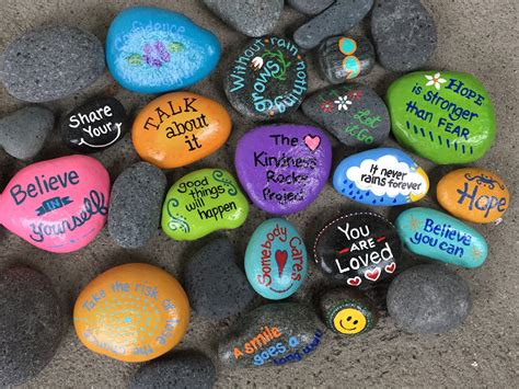 Hand Painted Rocks By Caroline The Kindness Rocks Project The