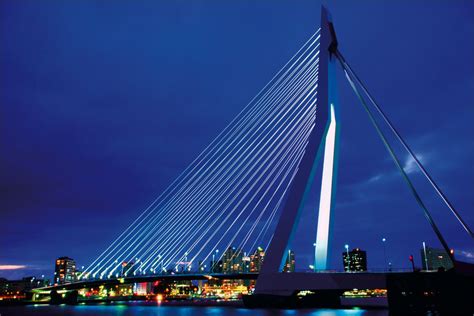 Erasmusbrug Erasmus Bridge Rotterdam The Netherlands Rotterdam